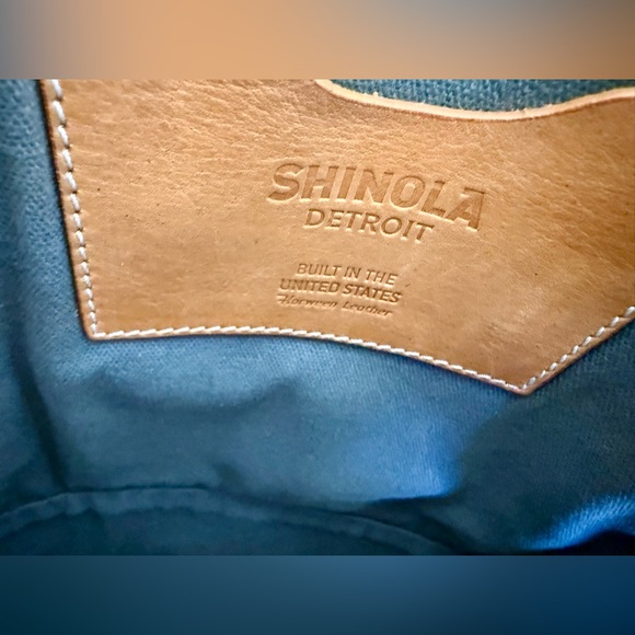 Shinola Detroit Mini Zip Backpack with hand painted dragon theme - Picture 6 of 12